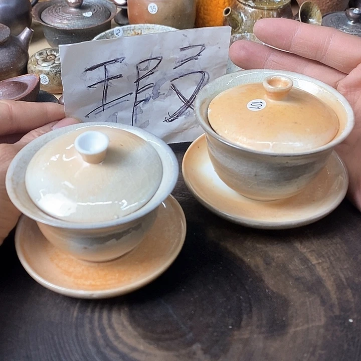 杯用****3手工粗陶、柴烧茶器