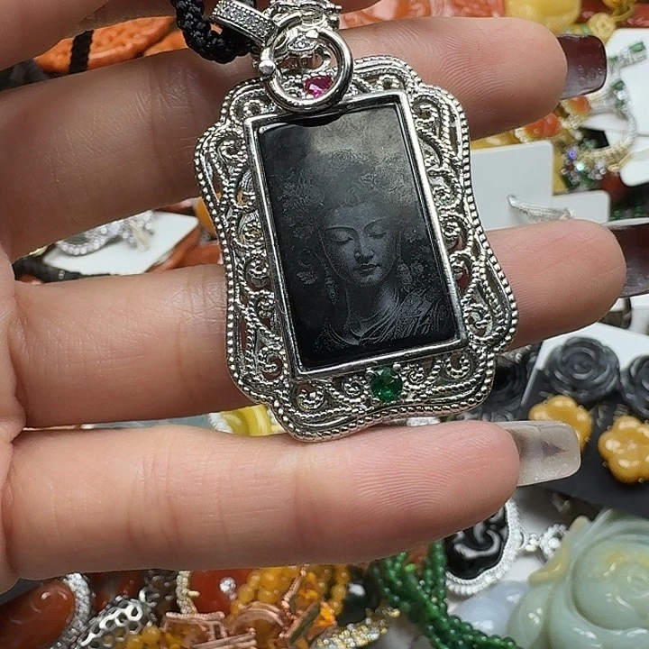 翡翠未镶嵌项链翡翠