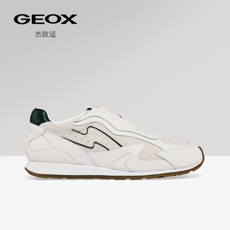 GEOX/杰欧适2025秋冬新款男士运动休闲鞋舒适百搭厚底通勤跑鞋