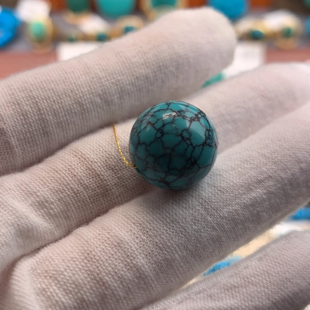 绿松石未镶嵌绿松石15mm