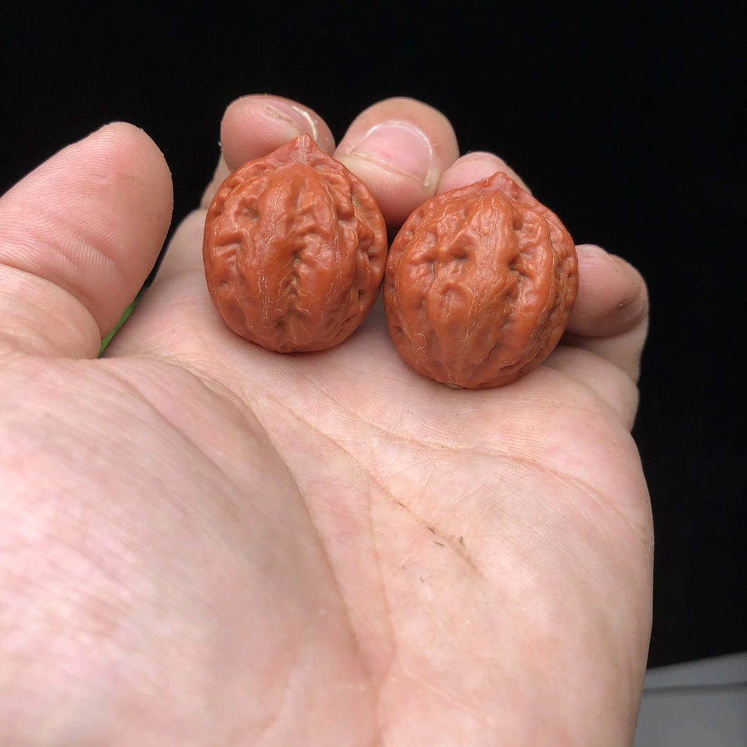 莲华粗筋红油皮野生小核桃文玩核桃手撵直播间实物为准