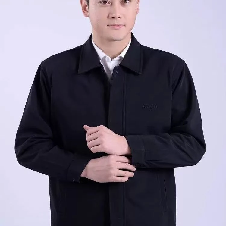 中老年，休闲，商务男装长袖，上衣翻领款，以直播间为主，盲拍不发货，