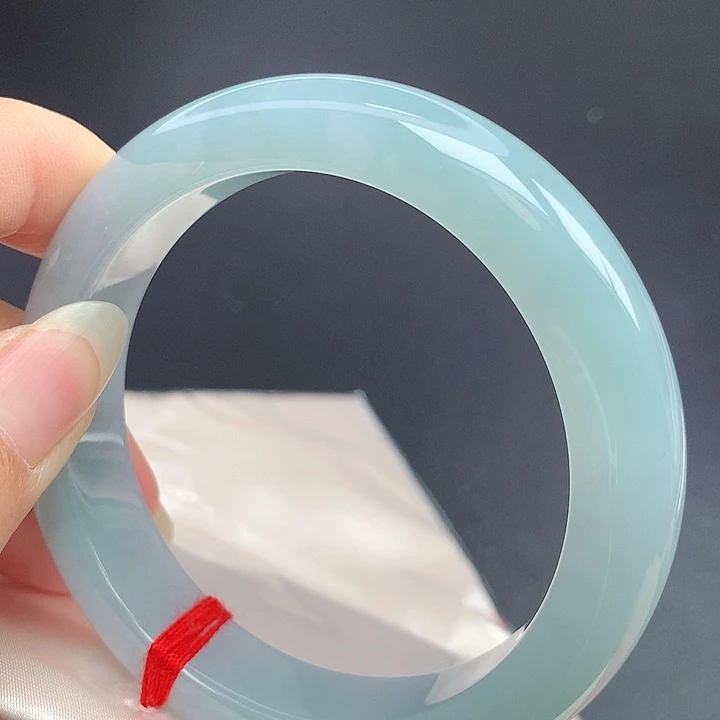 翡翠未镶嵌手镯57圈口