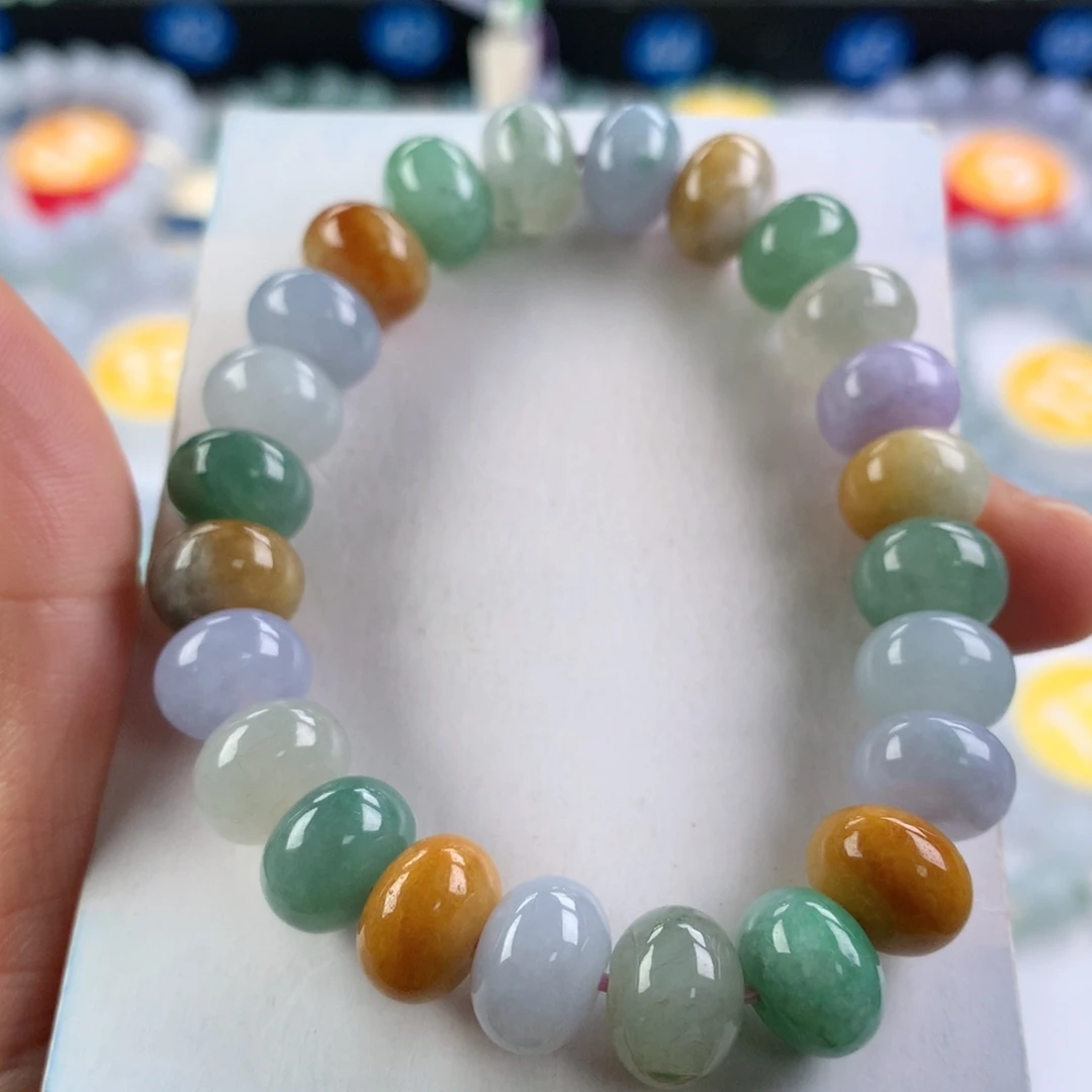 翡翠未镶嵌手链卡10.8