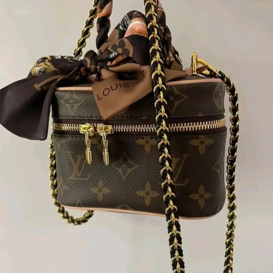 95新 LouisVuitton/路易威登 lv nice nano老花/优品