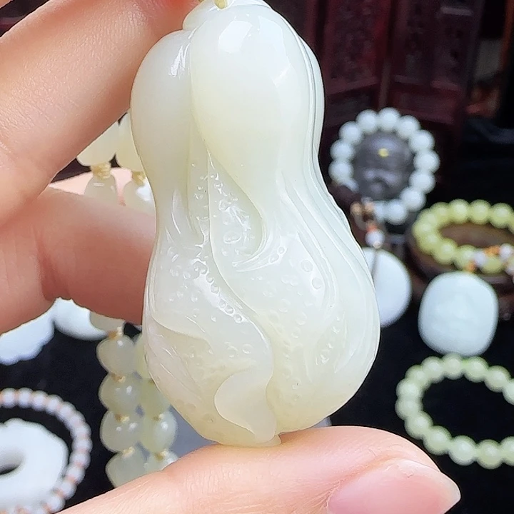 和田玉挂件未镶嵌定制发货