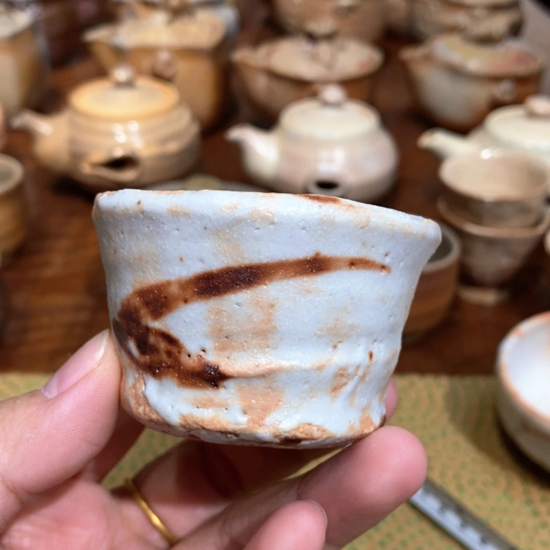 柴烧侘寂粗陶茶具