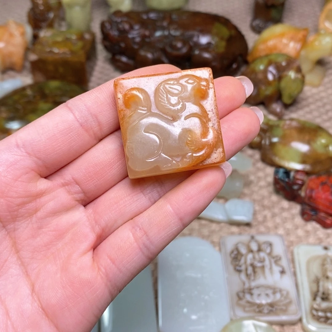 白玉菩提吊坠一**舟白玉菩提白玉菩提摆件