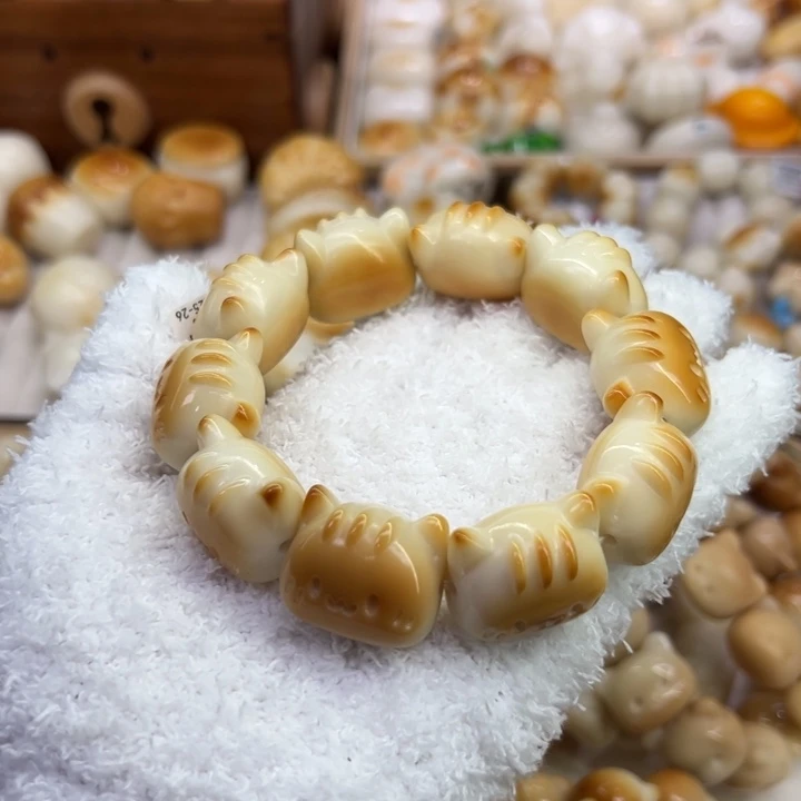 把件菩提根/象牙果64 象牙果原果雕刻炭烧法棍猫