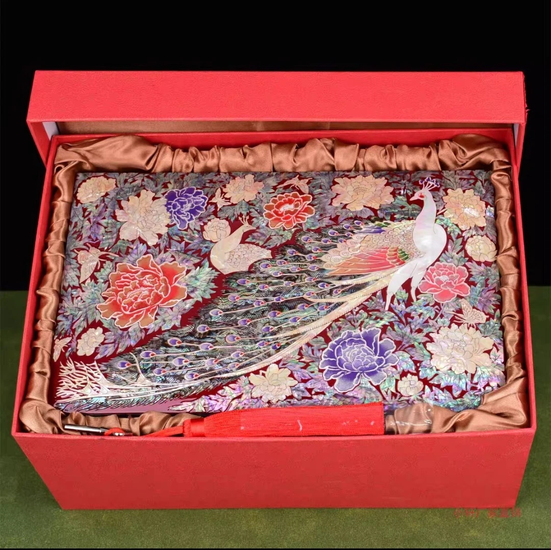 螺钿漆器喜上枝头首饰盒螺钿首饰盒