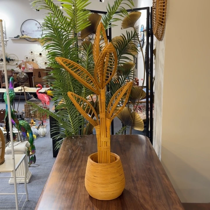 有机玻璃藤编摆件