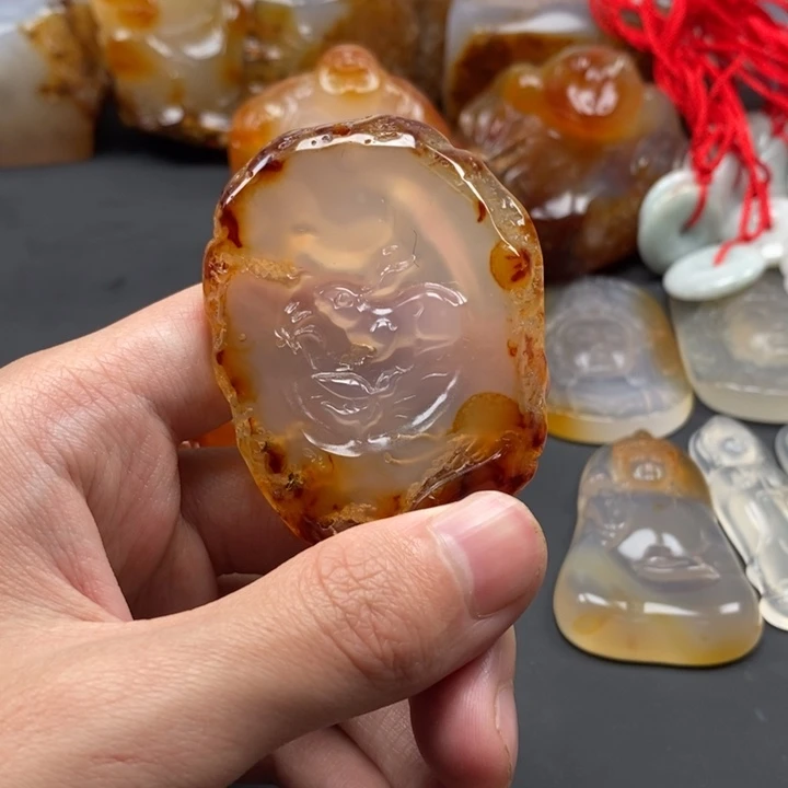 玛瑙/玉髓未镶嵌颈饰玛瑙