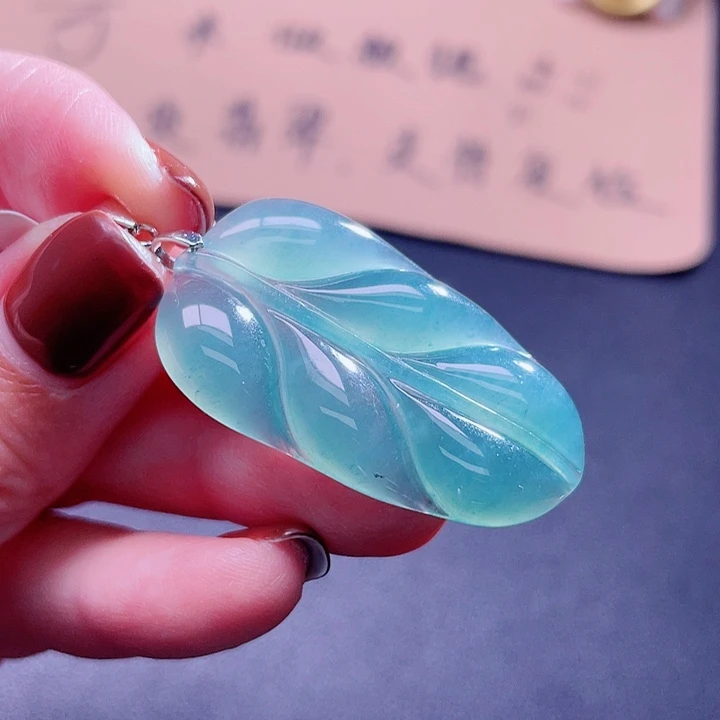 翡翠吊坠(不含链)银S925镶嵌