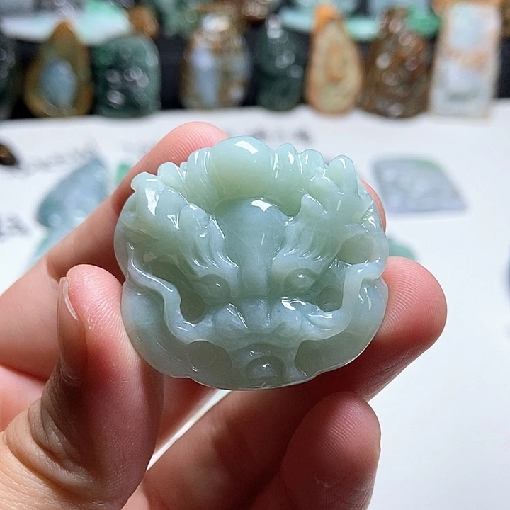 *****翡翠未镶嵌颈饰翡翠a货