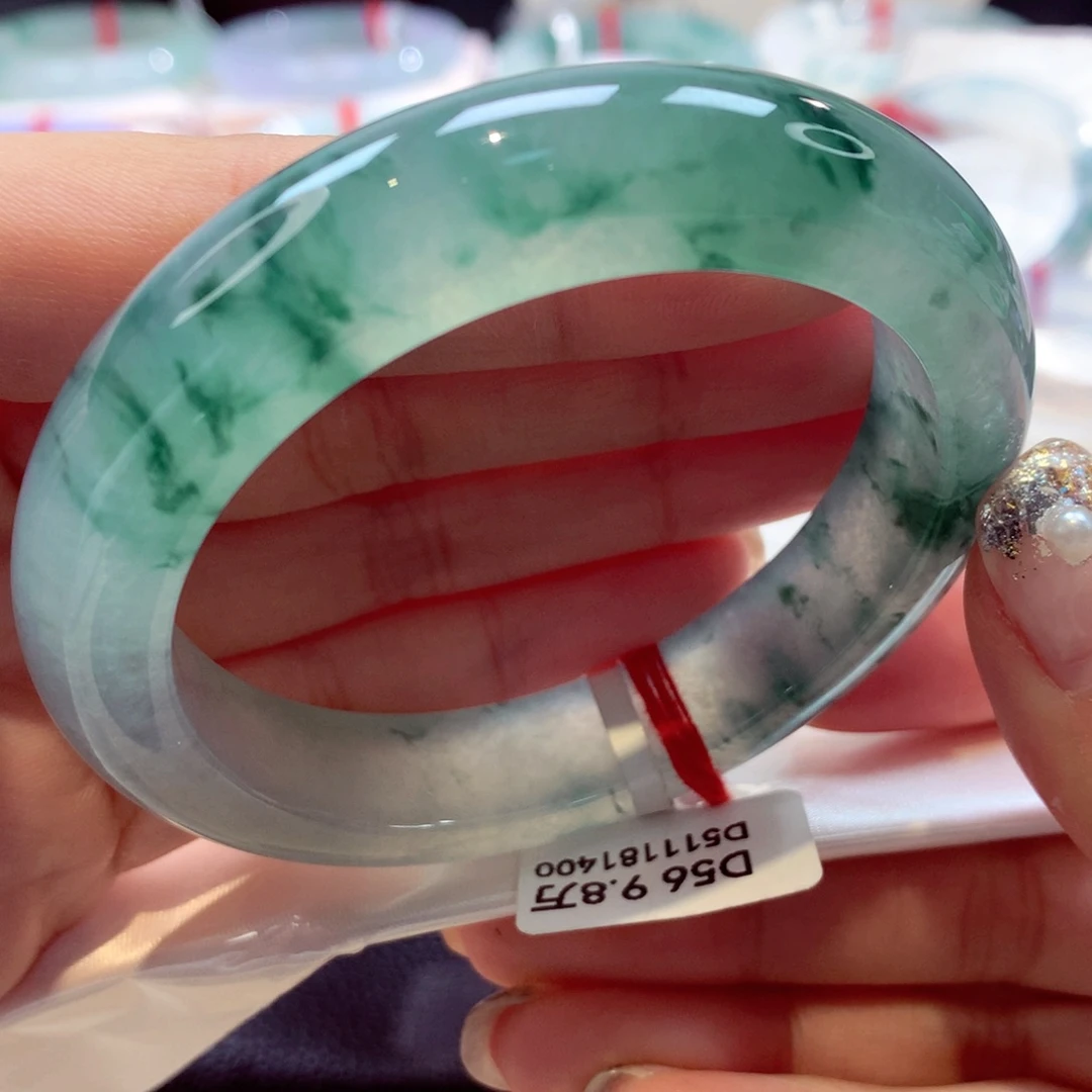 未镶嵌手镯翡翠32号正圈77