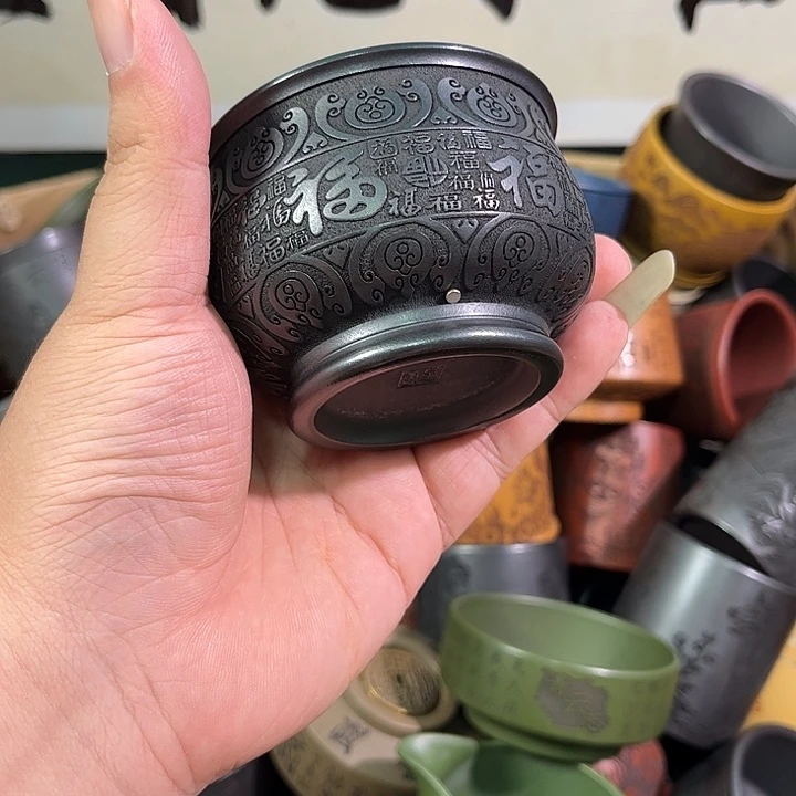 茶杯紫砂全手工紫砂主人杯