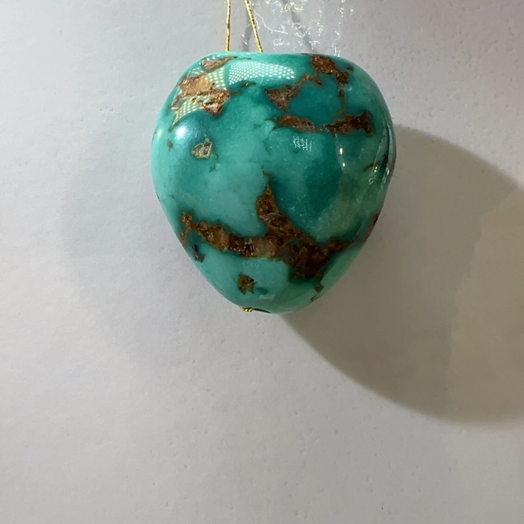 绿松石未镶嵌挂件