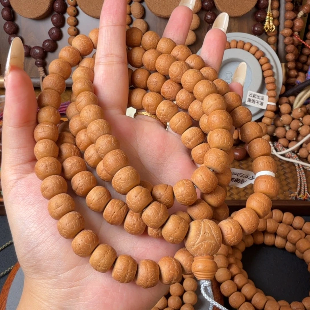 达***洛凤眼菩提把件藏式12长串
