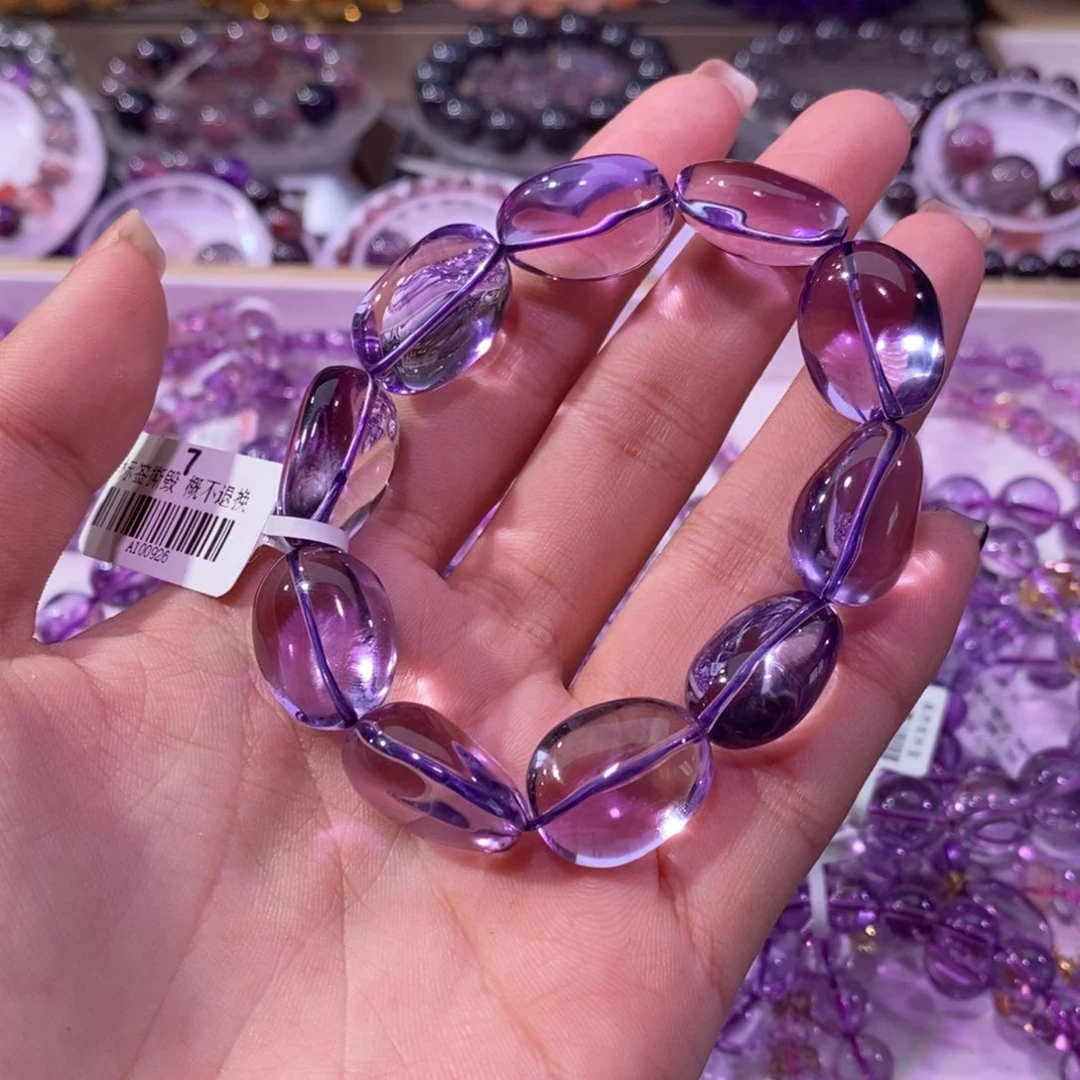 水晶手链未镶嵌紫水晶随行12+