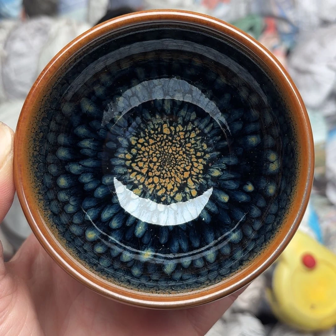 茶盏建盏主人杯一只微瑕