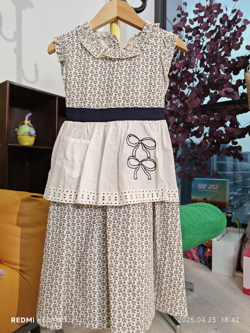 13302高端潮流时尚百搭休闲童装时尚连衣裙A14-1-3