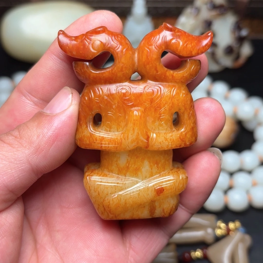 和田玉挂件未镶嵌车***？