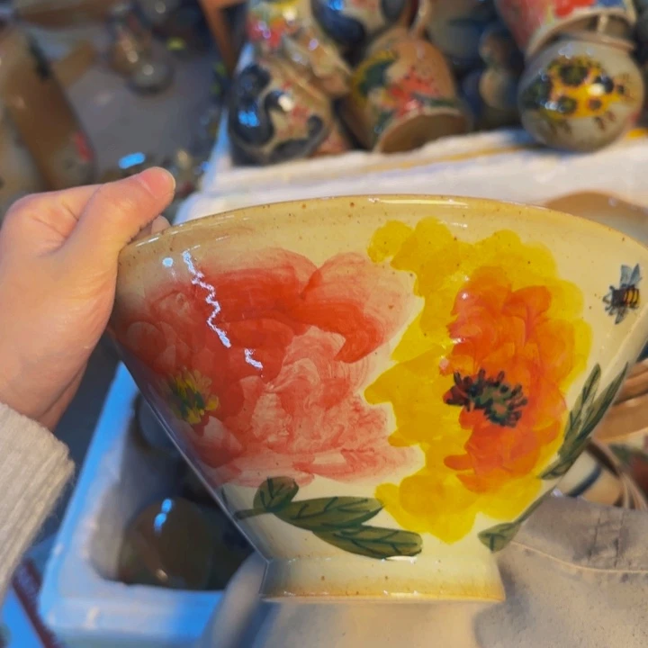瓷片景德镇陶瓷手工手绘