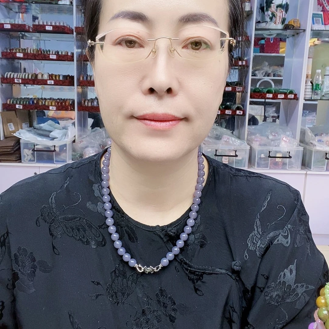 石英质玉项链未镶嵌阳**成