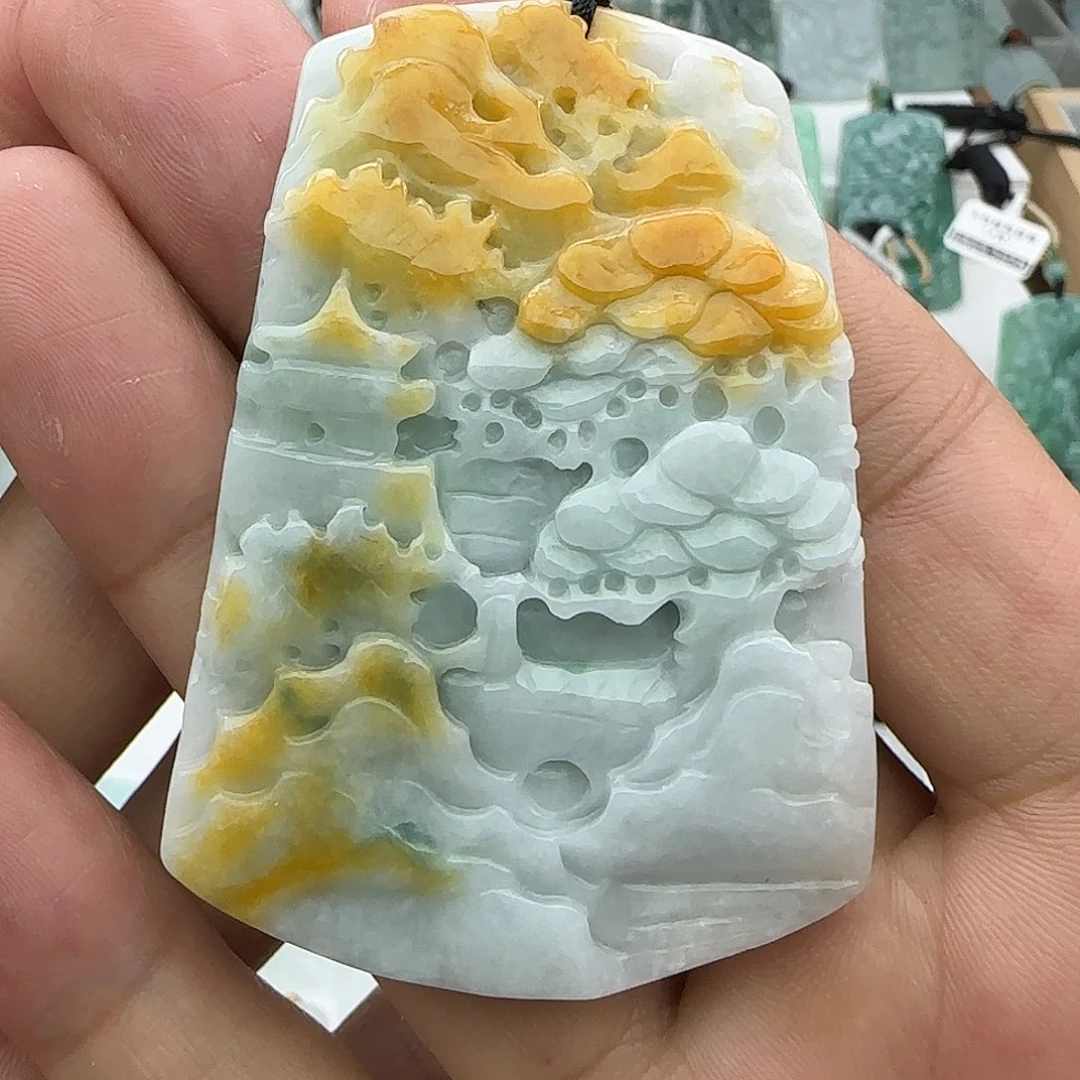 颈饰未镶嵌翡翠翡翠