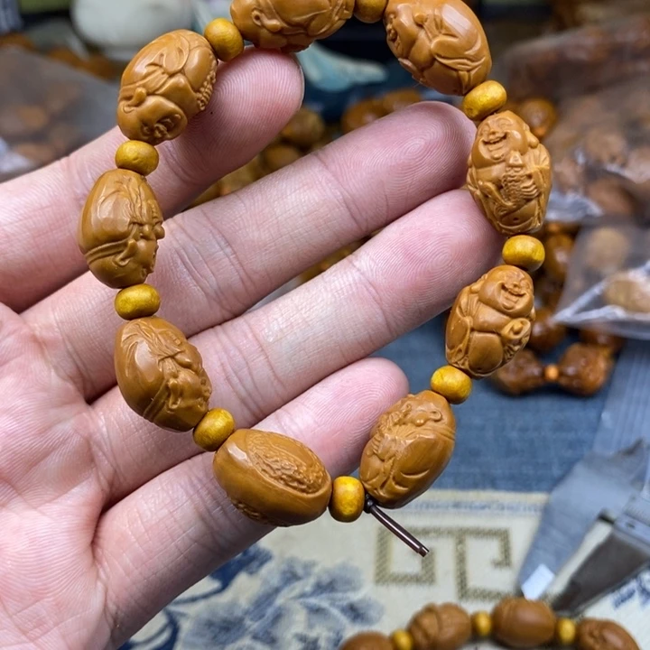 橄榄核手串/手链橄榄核雕工艺手串