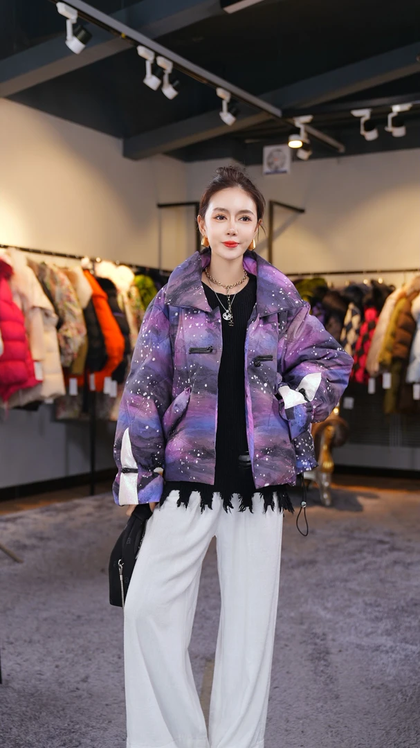 YJ【邢邢推荐】设计师鹅绒服外套99482