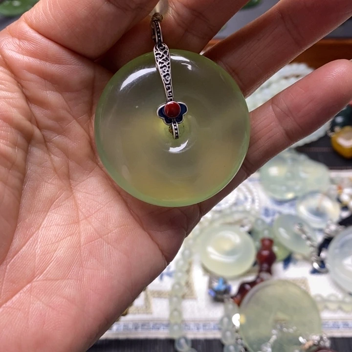 蛇纹石玉颈饰未镶嵌✎**﹏