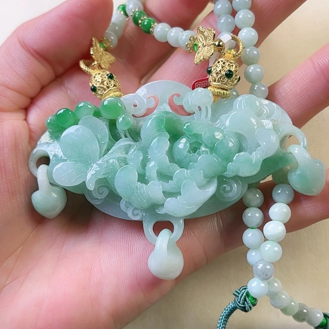 【闪购商品】翡翠颈饰未镶嵌挂件