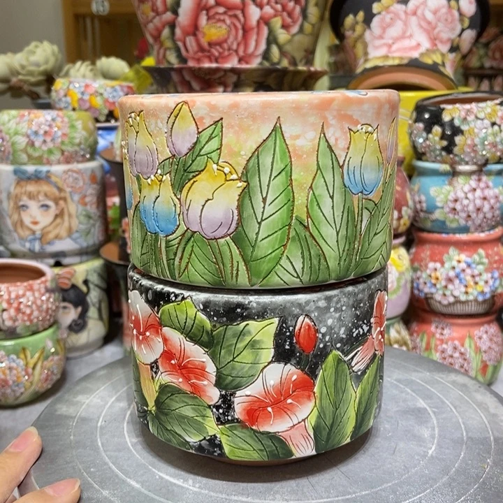 景德镇艺术手绘作品