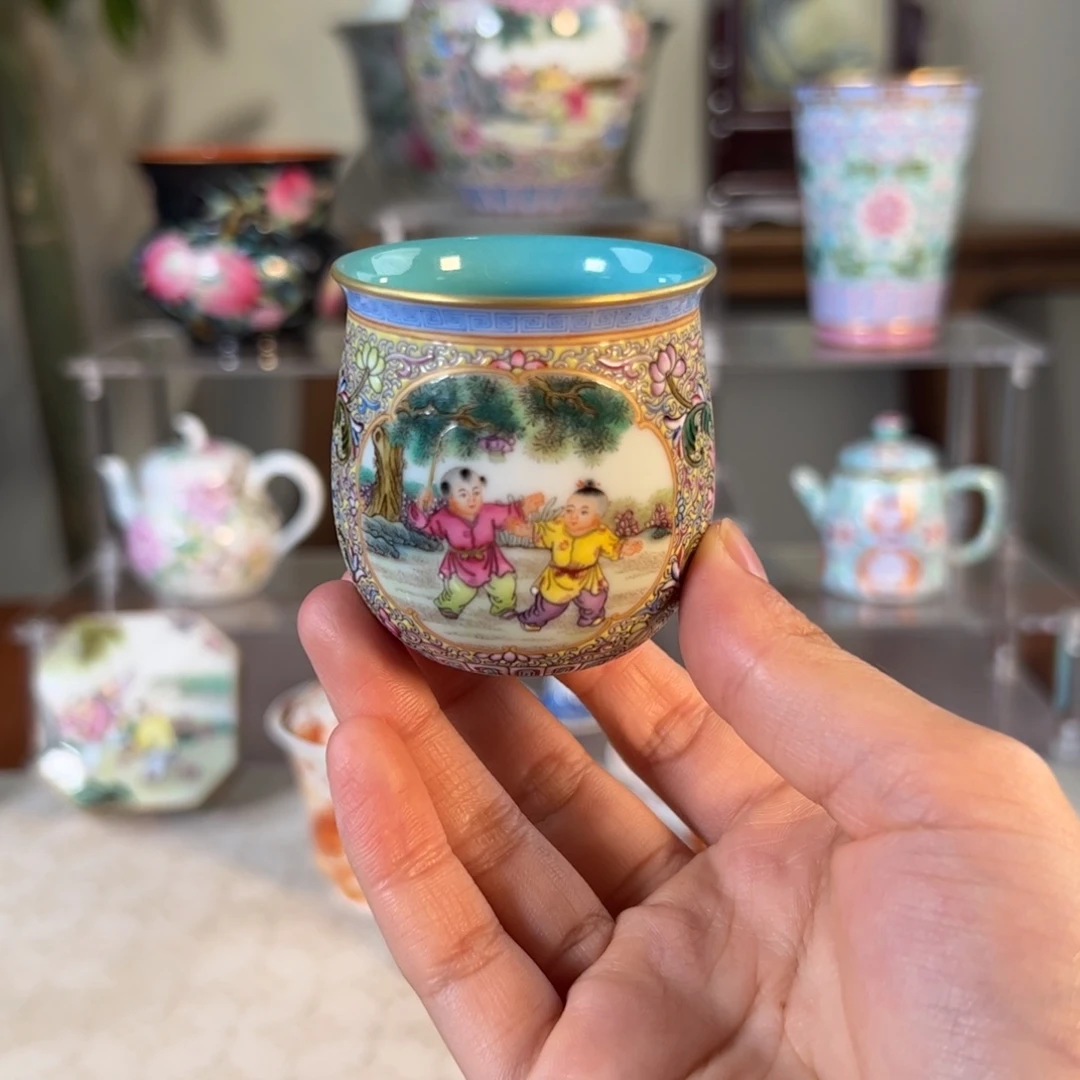 纯手工手绘 高端茶器