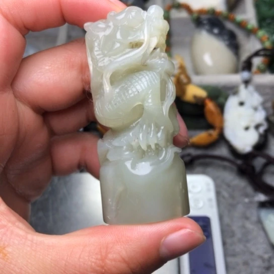 和田玉把件未镶嵌