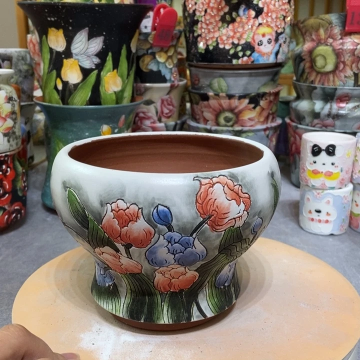 景德镇艺术手绘作品