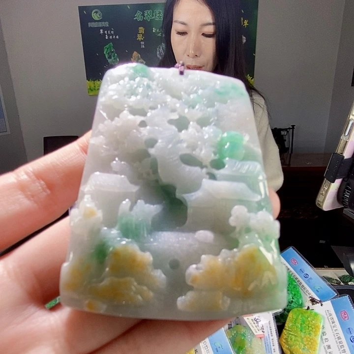 颈饰未镶嵌翡翠翡翠