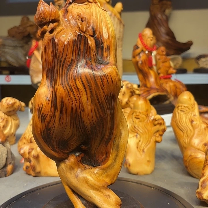 柏木太行崖柏观音菩萨