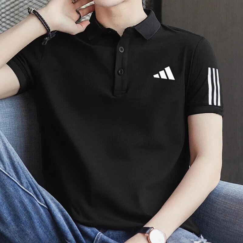 adidas/阿迪达斯正品男装2025夏季新款运动速干半袖polo衫健身T恤