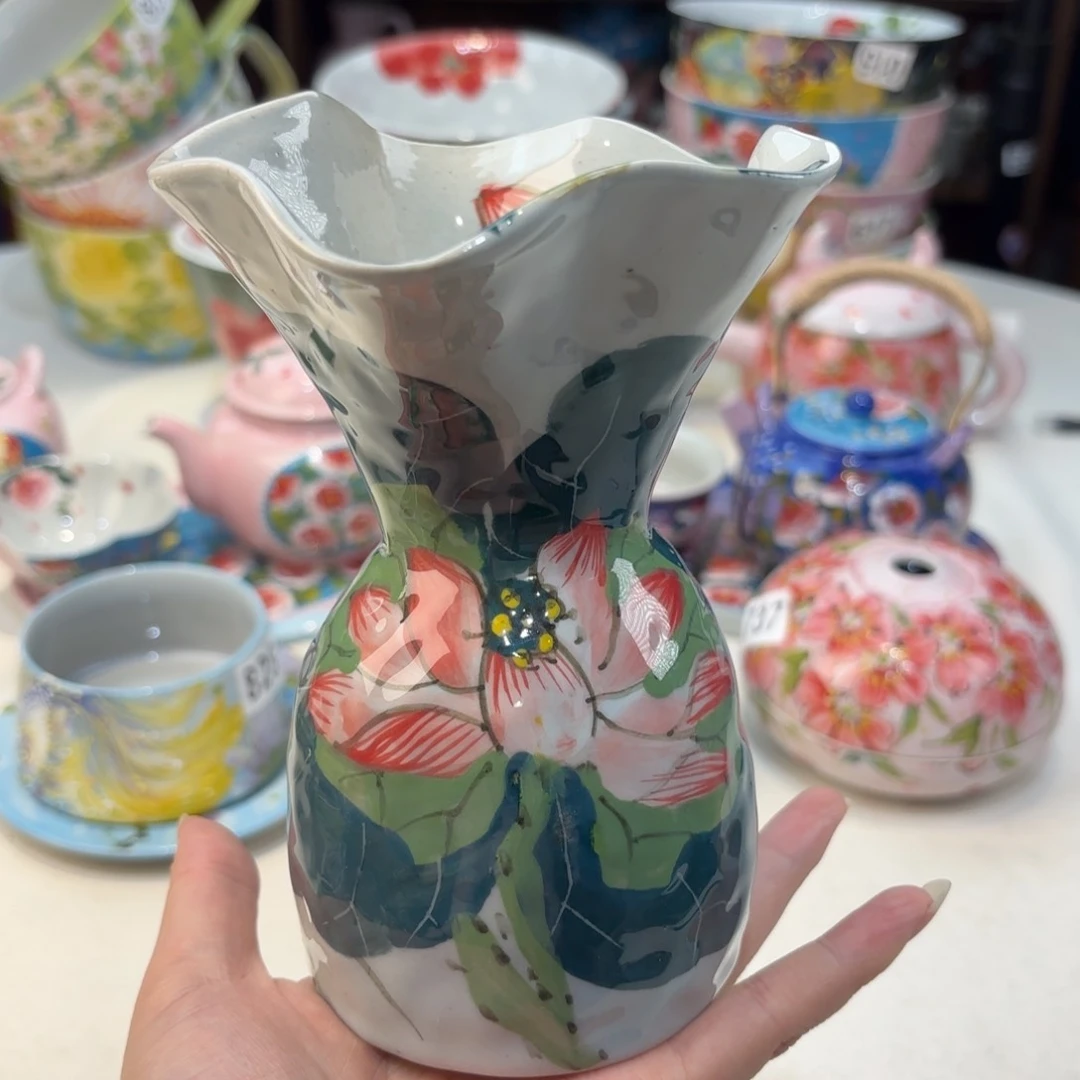 景德镇手绘高温釉下彩陶瓷茶具