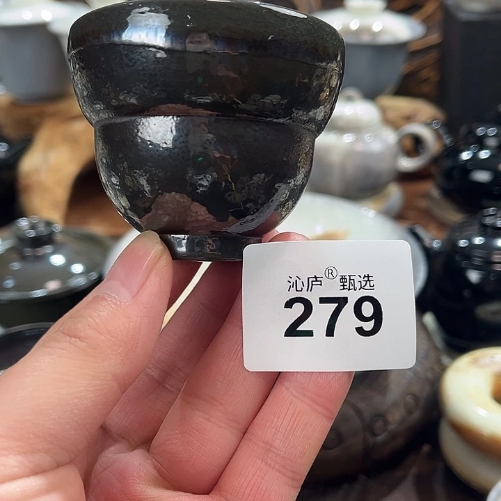 沁庐柴窑古法柴烧全手工茶具