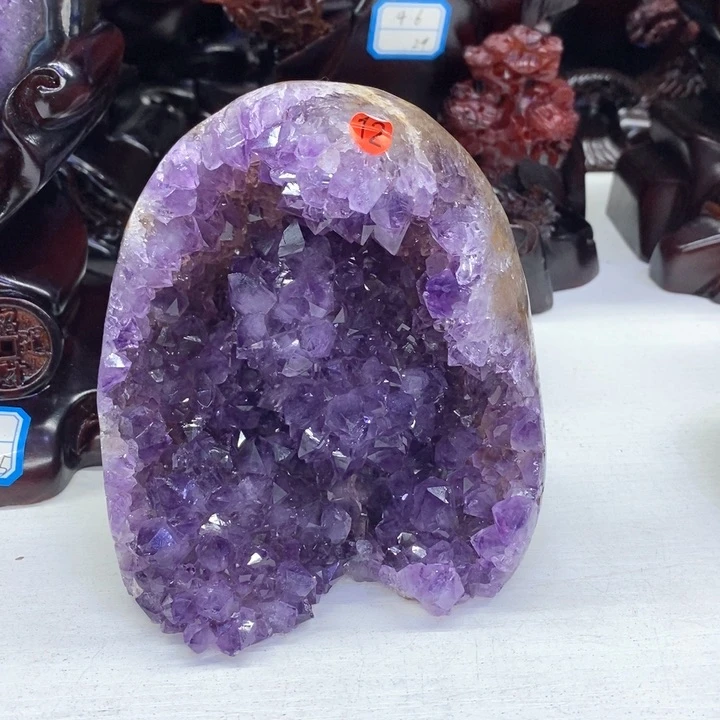 紫晶摆件未镶嵌莹