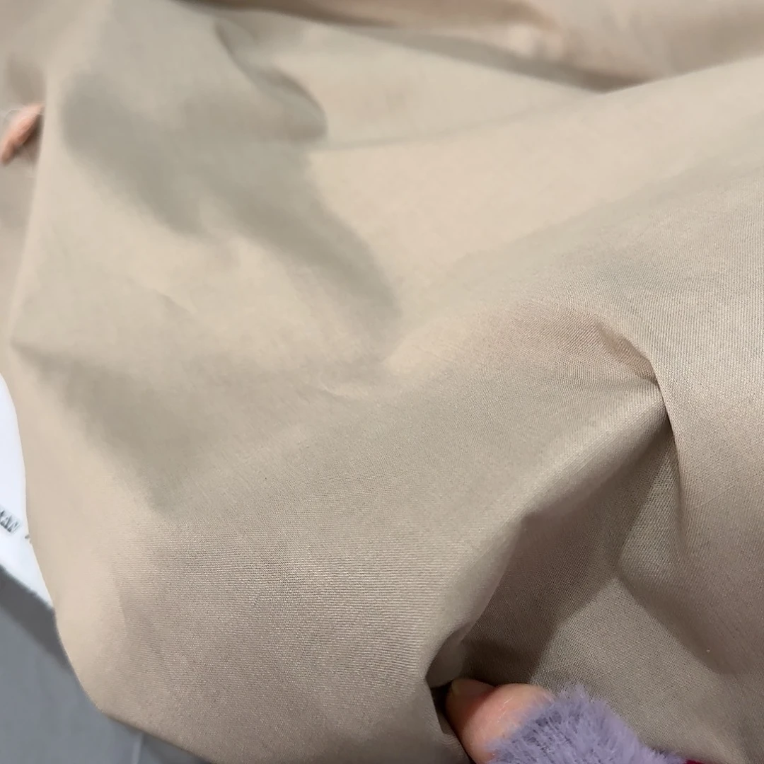 品牌纯棉平布1米长X1.1米宽地卷深卡其色
