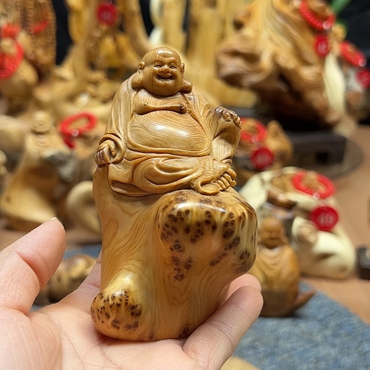 无事牌非洲檀香崖柏摆件