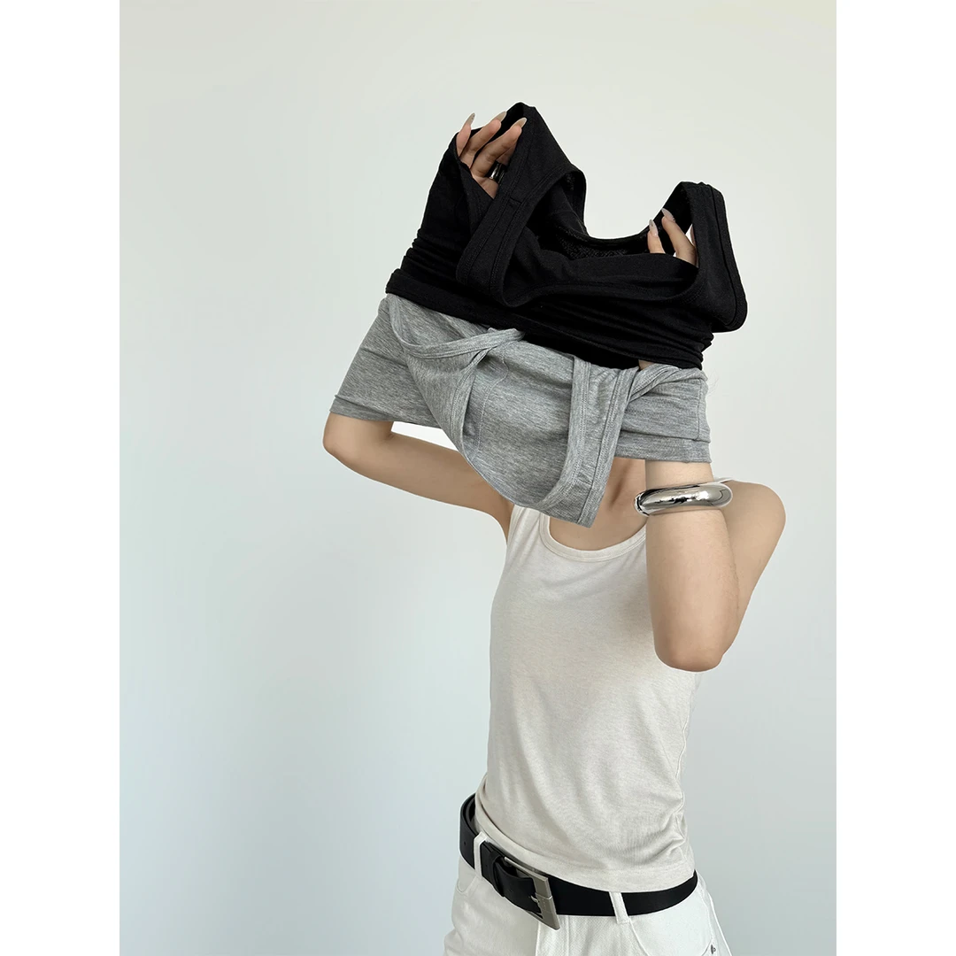 P0414T3642 天丝凉感 小背心女修身百搭打底08.06抖