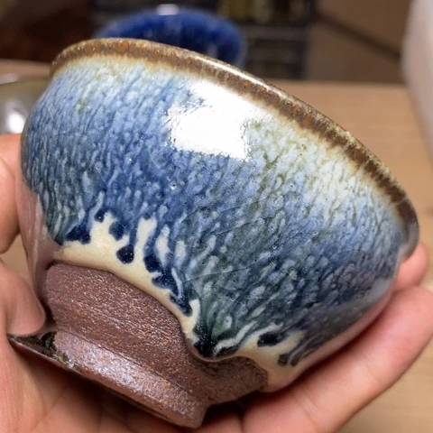 茶盏9.1粘足 微斜底a ju wo o