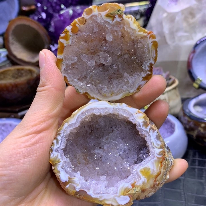 水晶 福利蚕丝盆未镶嵌