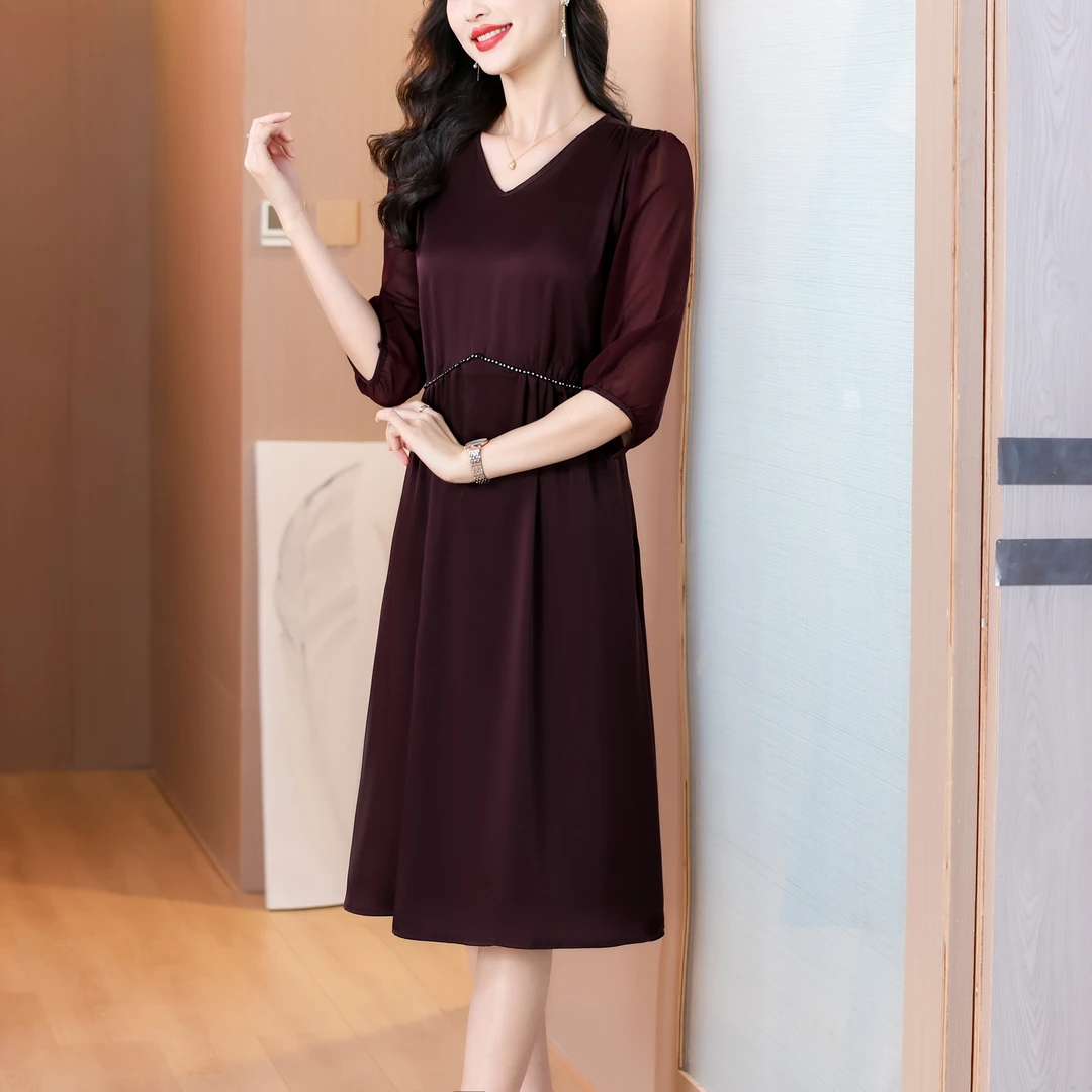 【撤柜断码甩】C2298女装连衣裙气质时尚休闲百搭中长款裙子