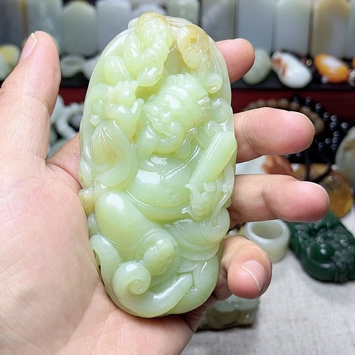 和田玉把件未镶嵌